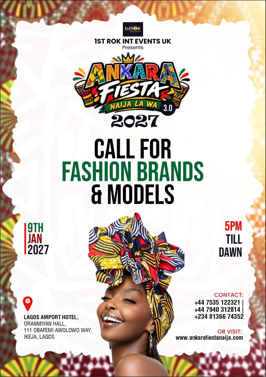 Call for fashion brands and models — Ankara Fiesta 2027